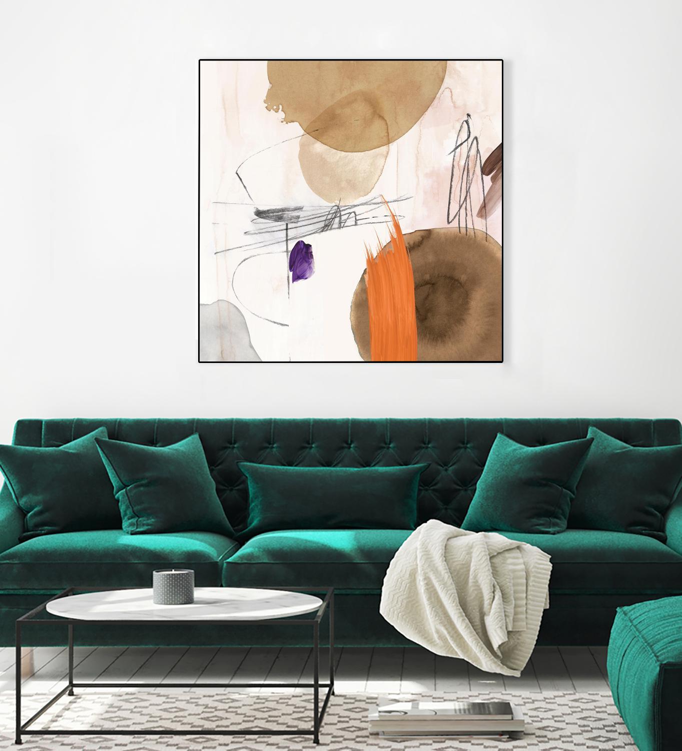 Velvet At Dusk II by PI Studio on GIANT ART - orange abstract abstract