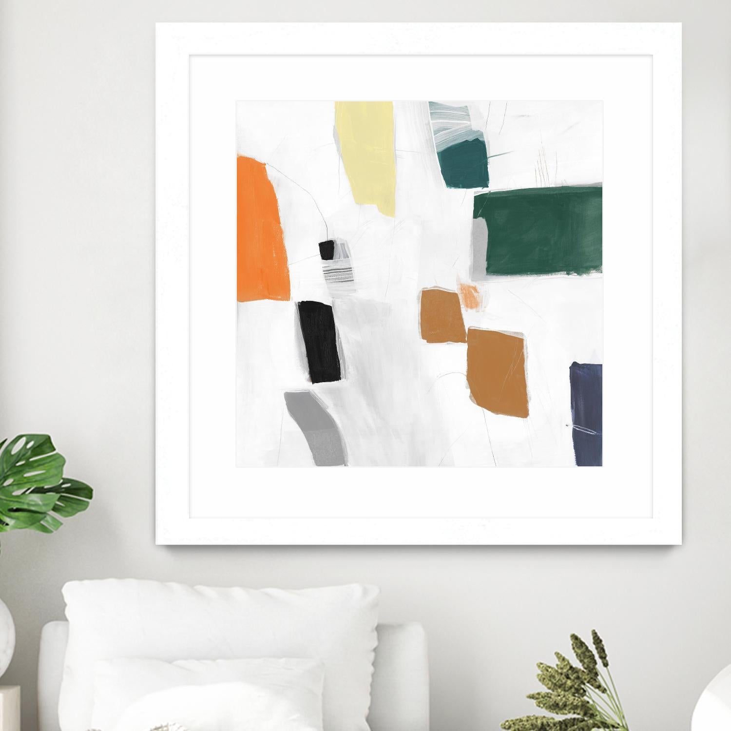 Reflecting Love I by PI Studio on GIANT ART - orange abstract abstract