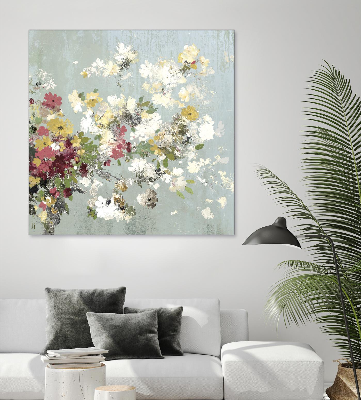 Abstract Bouquet II by Allison Pearce on GIANT ART - white floral