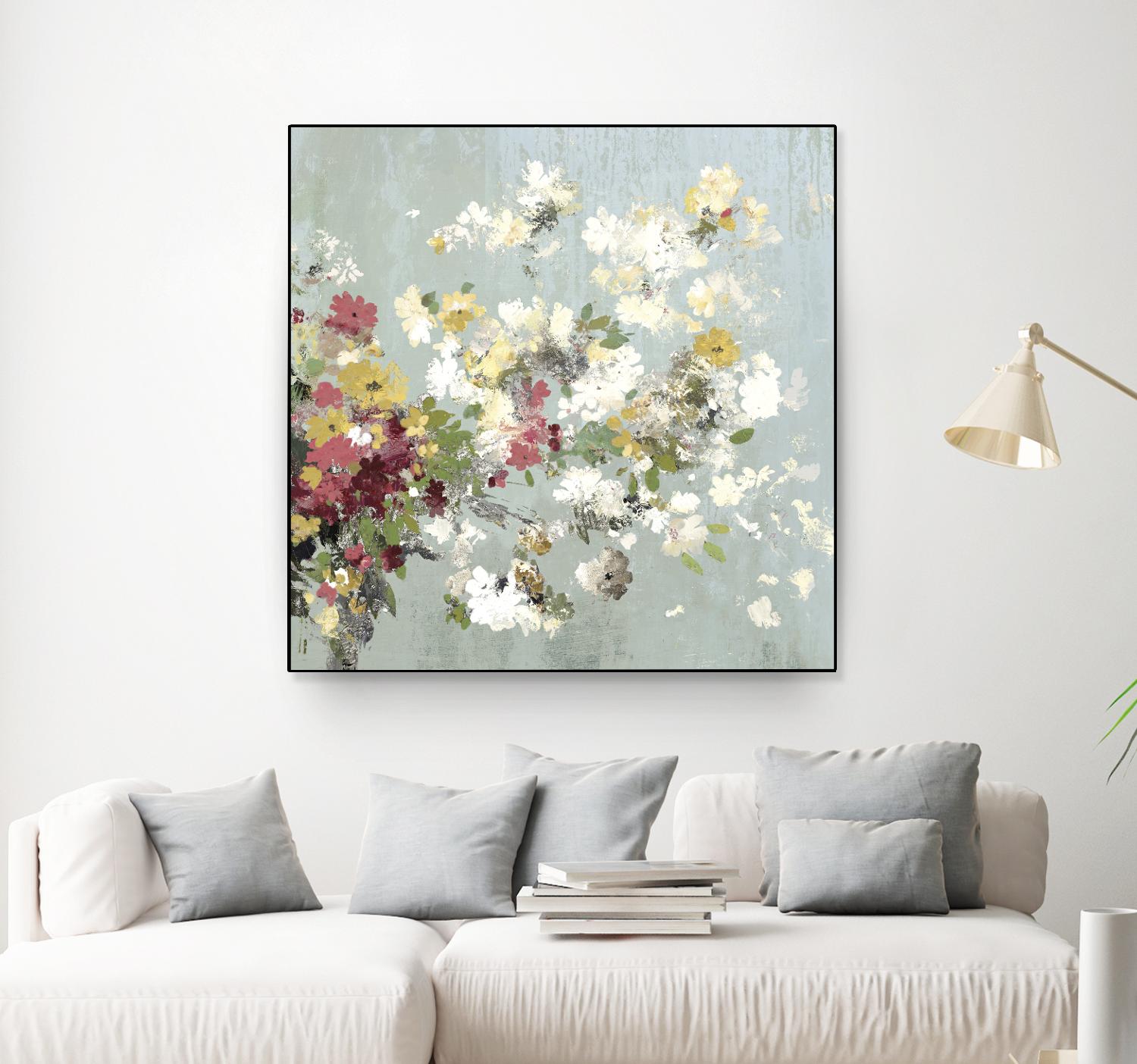 Abstract Bouquet II by Allison Pearce on GIANT ART - white floral