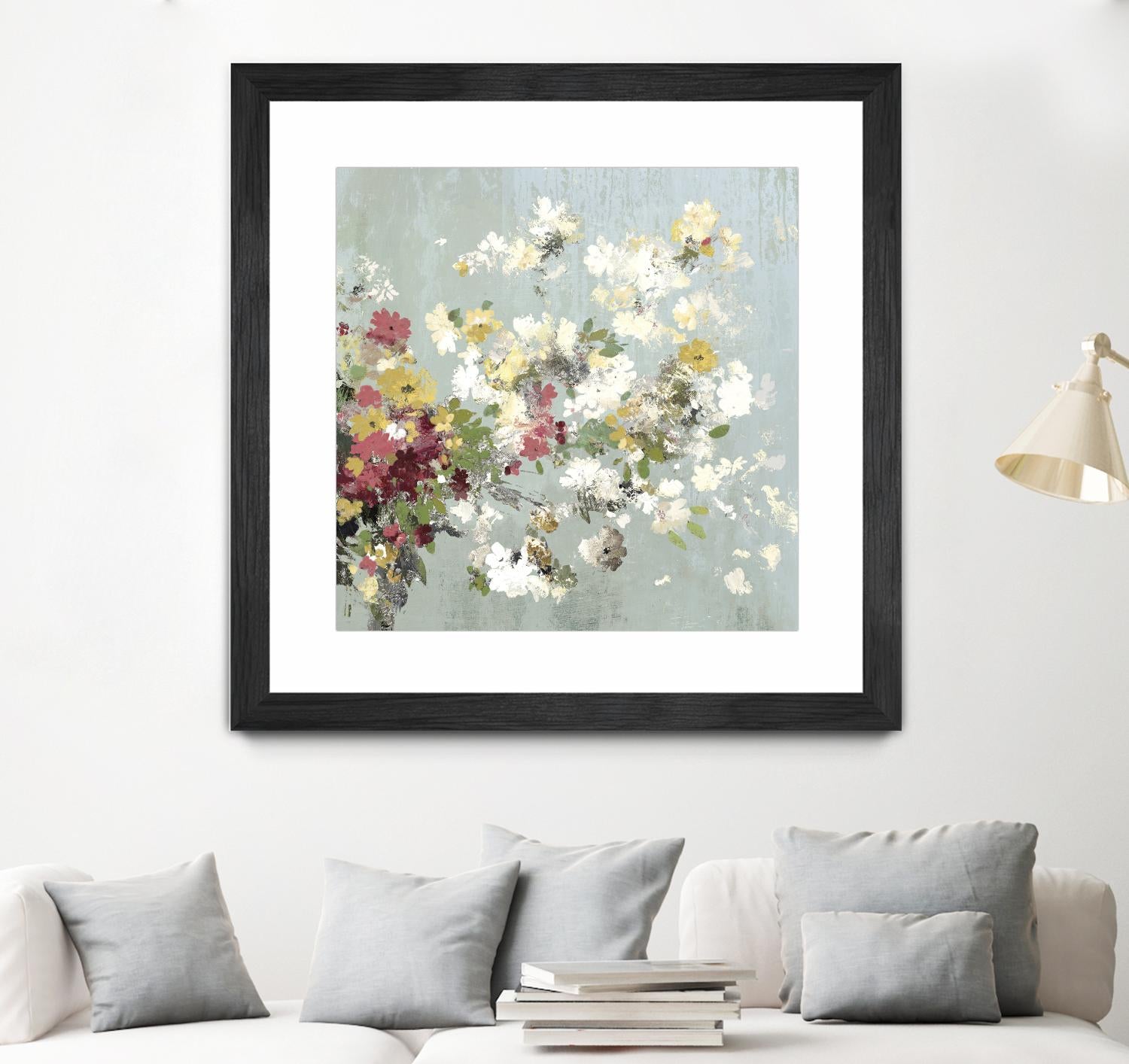 Abstract Bouquet II by Allison Pearce on GIANT ART - white floral
