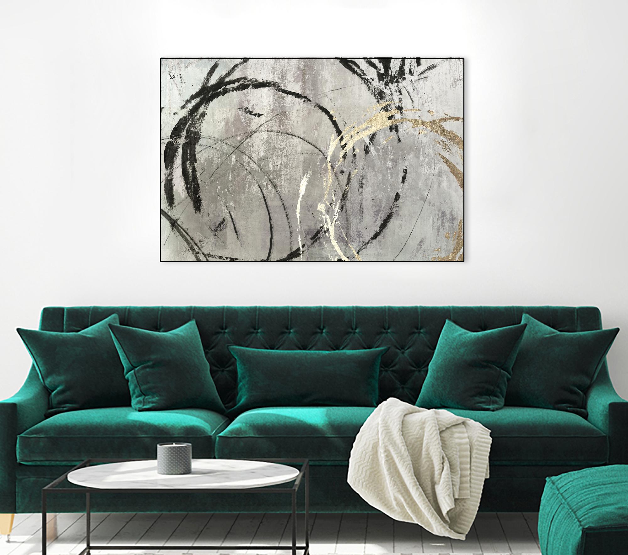 Grey Abstract I by PI Studio on GIANT ART - black abstract