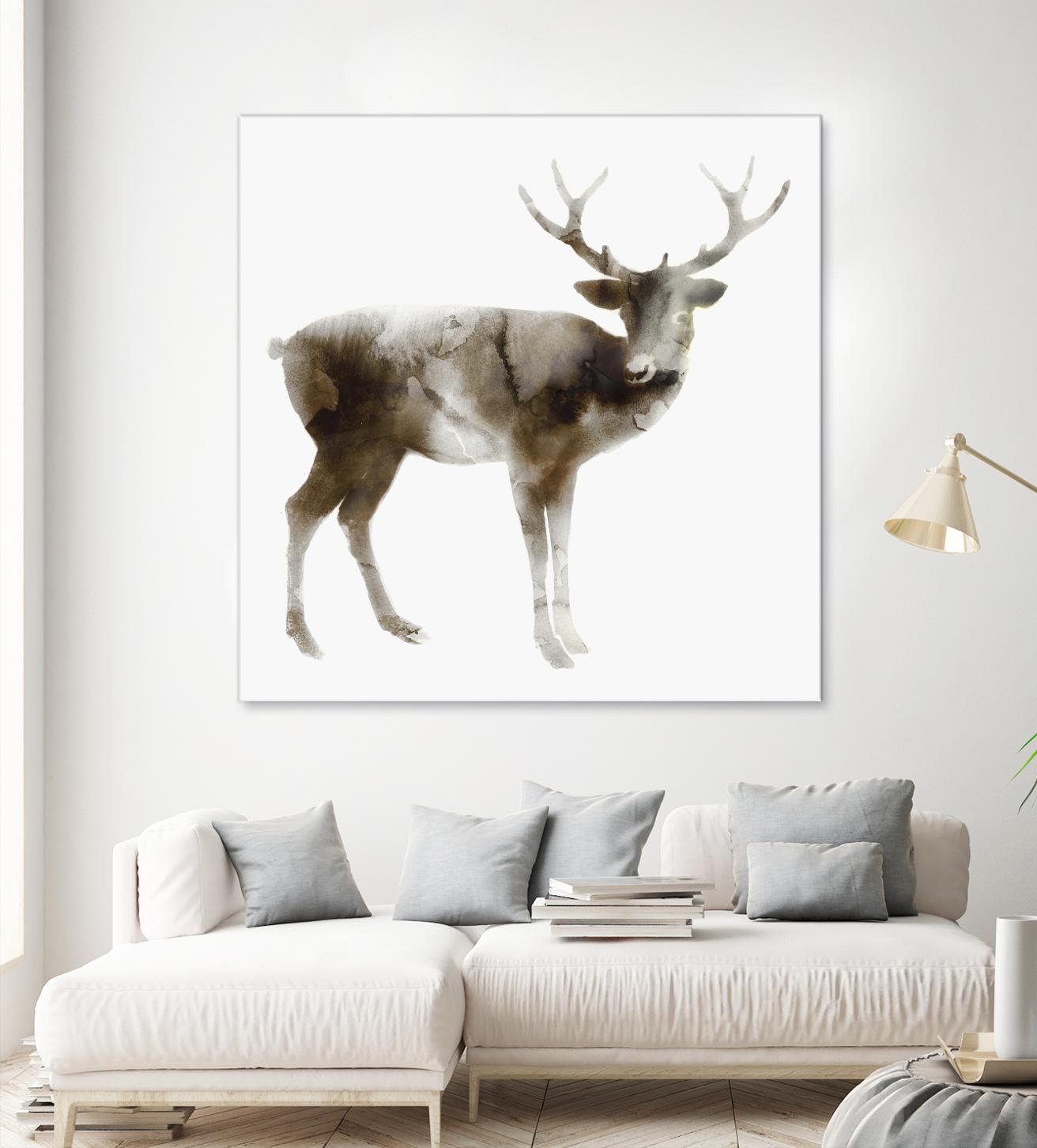 Stag by Edward Selkirk on GIANT ART - brown animals