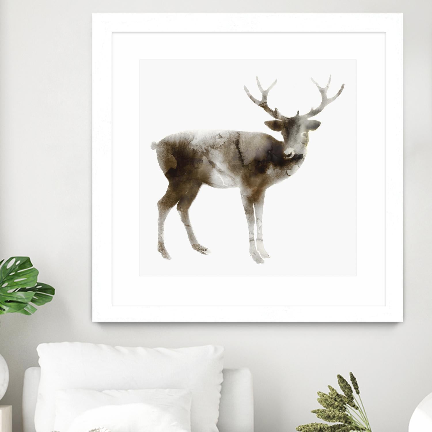 Stag by Edward Selkirk on GIANT ART - brown animals