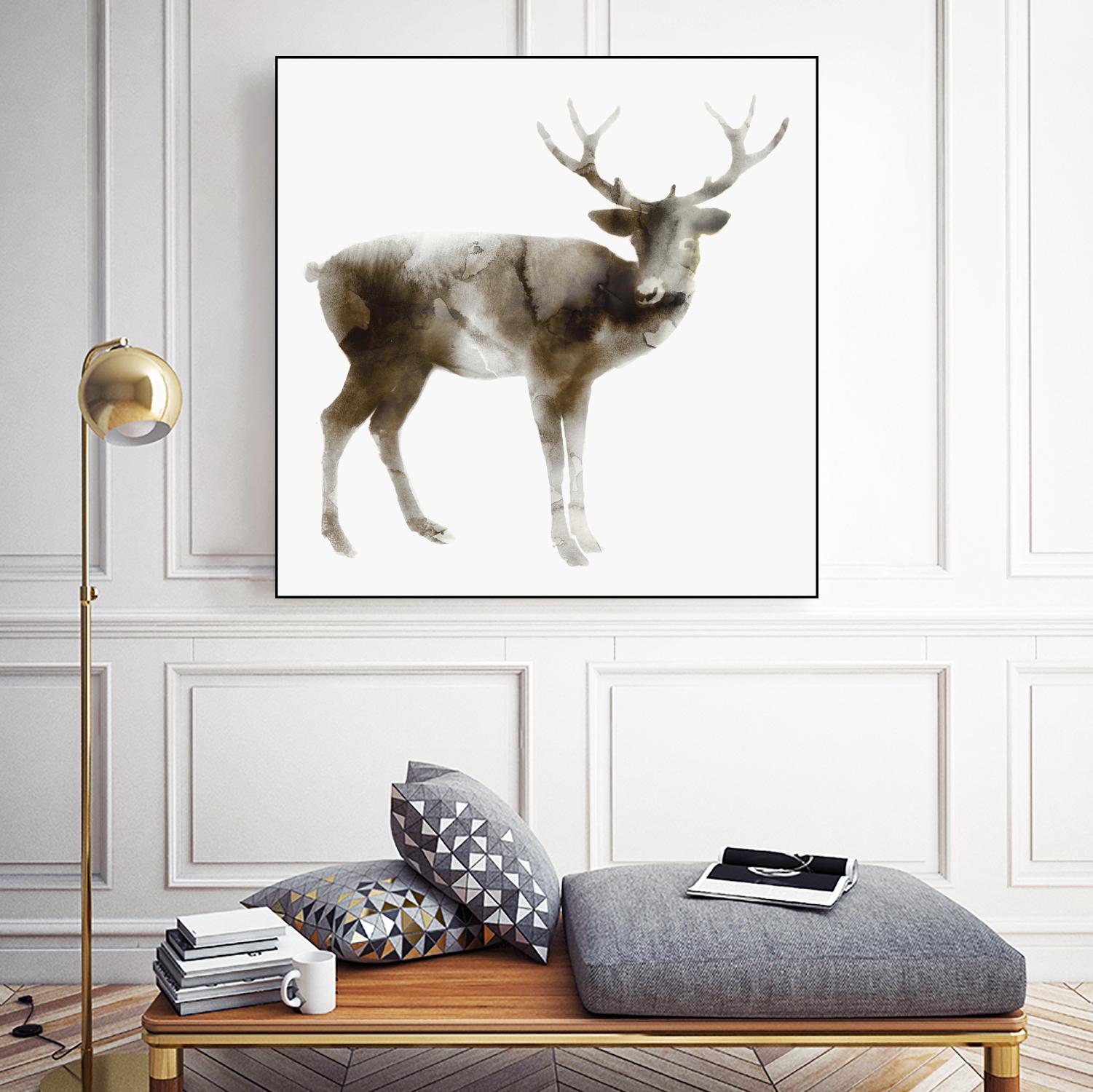 Stag by Edward Selkirk on GIANT ART - brown animals