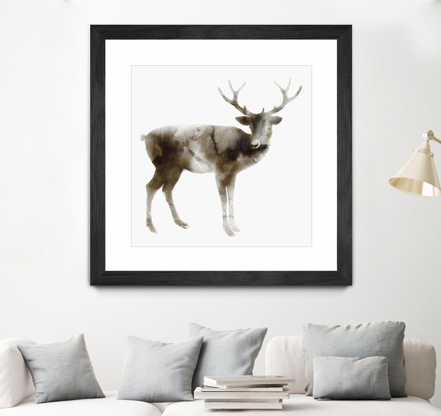 Stag by Edward Selkirk on GIANT ART - brown animals