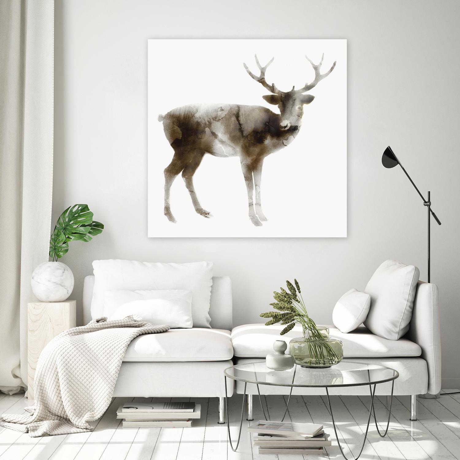 Stag by Edward Selkirk on GIANT ART - brown animals