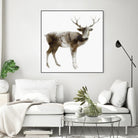 Stag by Edward Selkirk on GIANT ART - brown animals