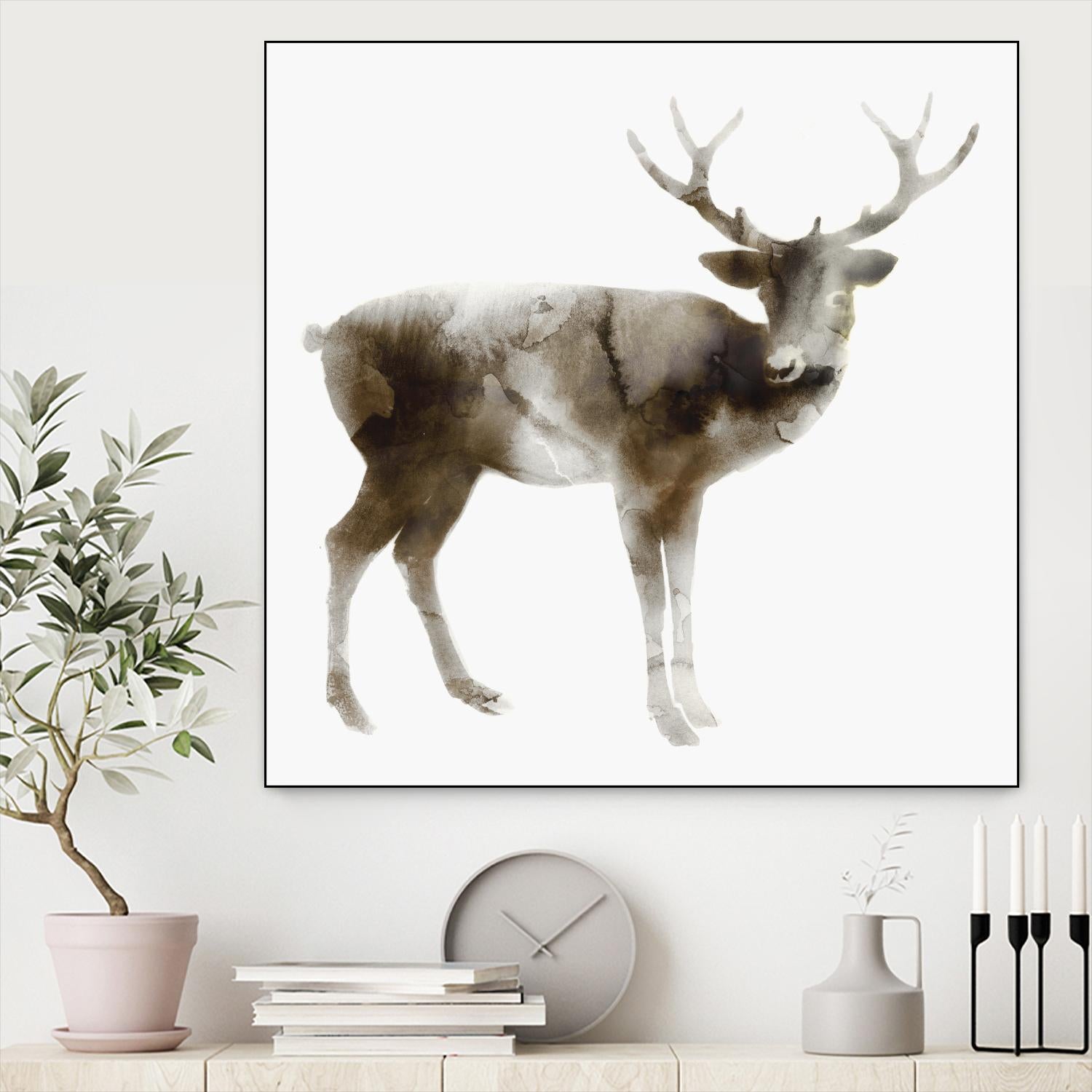 Stag by Edward Selkirk on GIANT ART - brown animals