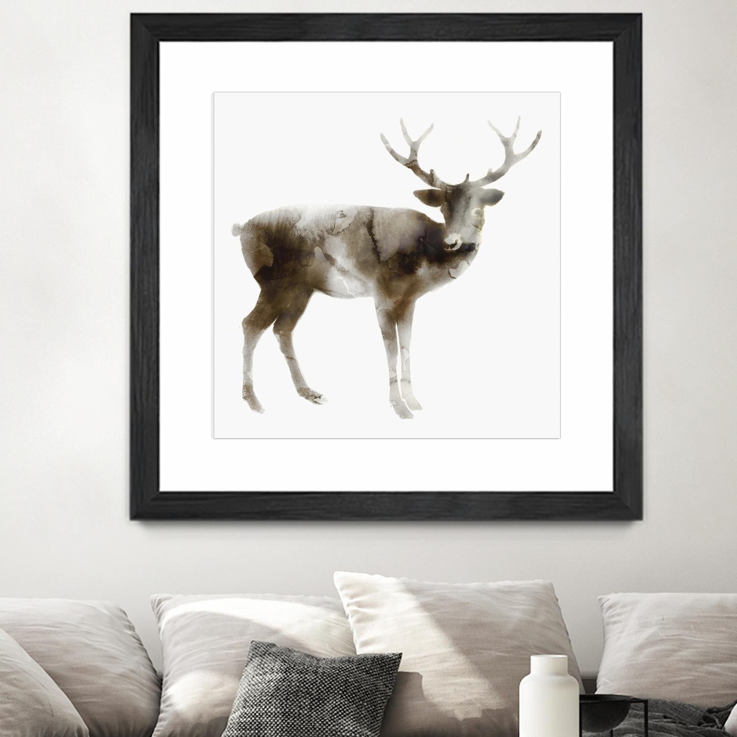 Stag by Edward Selkirk on GIANT ART - brown animals