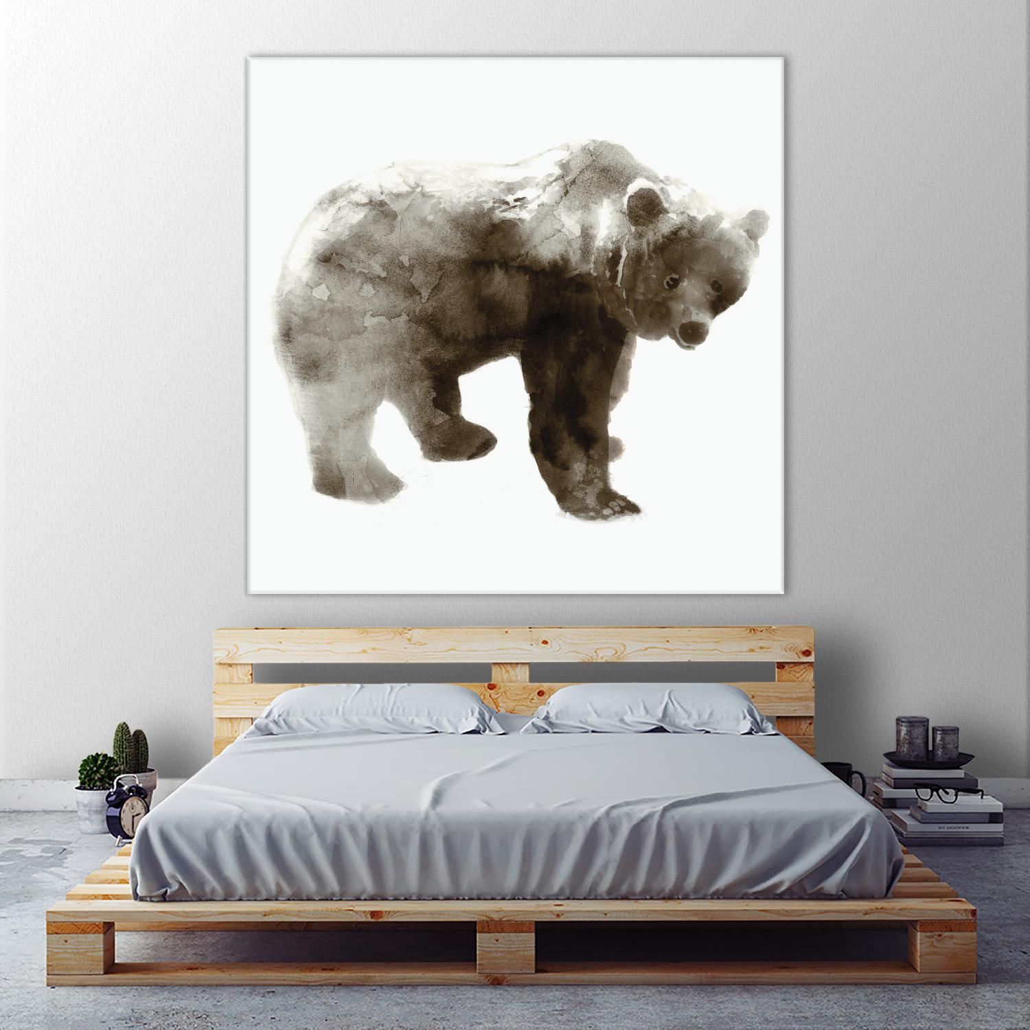 Bear by Edward Selkirk on GIANT ART - brown animals