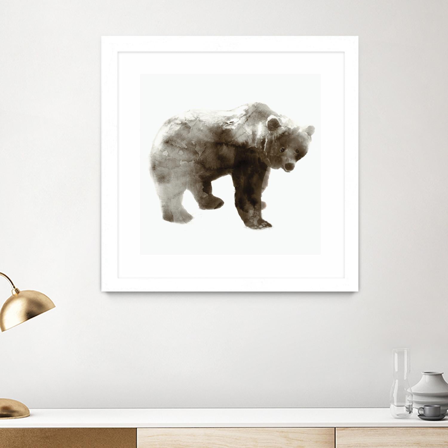 Bear by Edward Selkirk on GIANT ART - brown animals