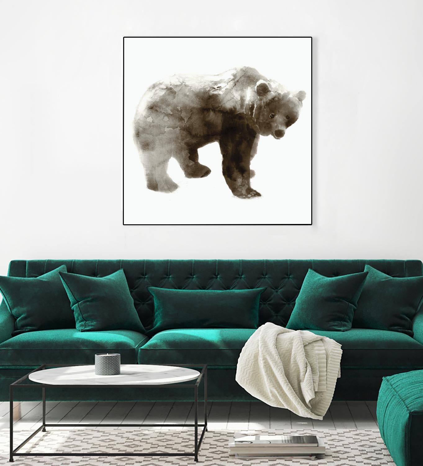 Bear by Edward Selkirk on GIANT ART - brown animals