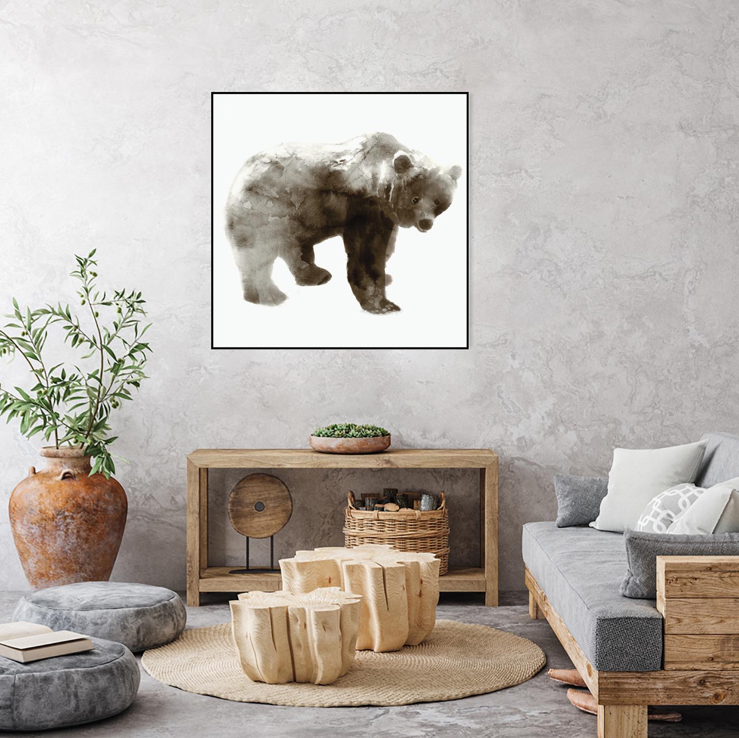 Bear by Edward Selkirk on GIANT ART - brown animals