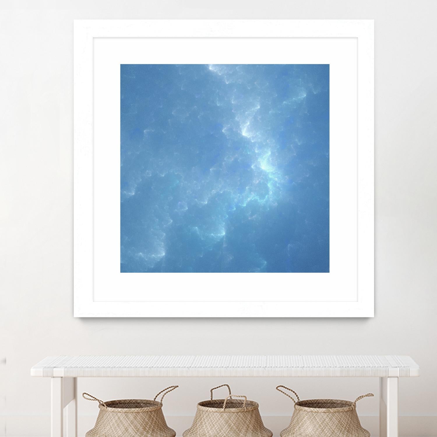 Watergleam by Shannon McCalley on GIANT ART - blue contemporary