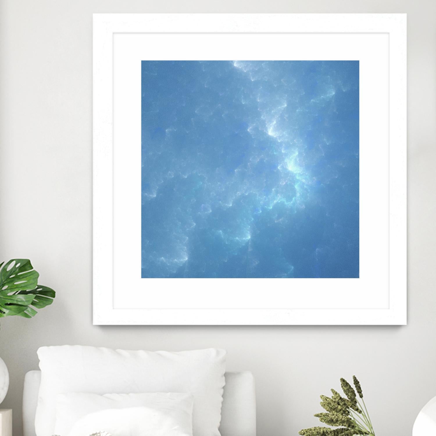 Watergleam by Shannon McCalley on GIANT ART - blue contemporary