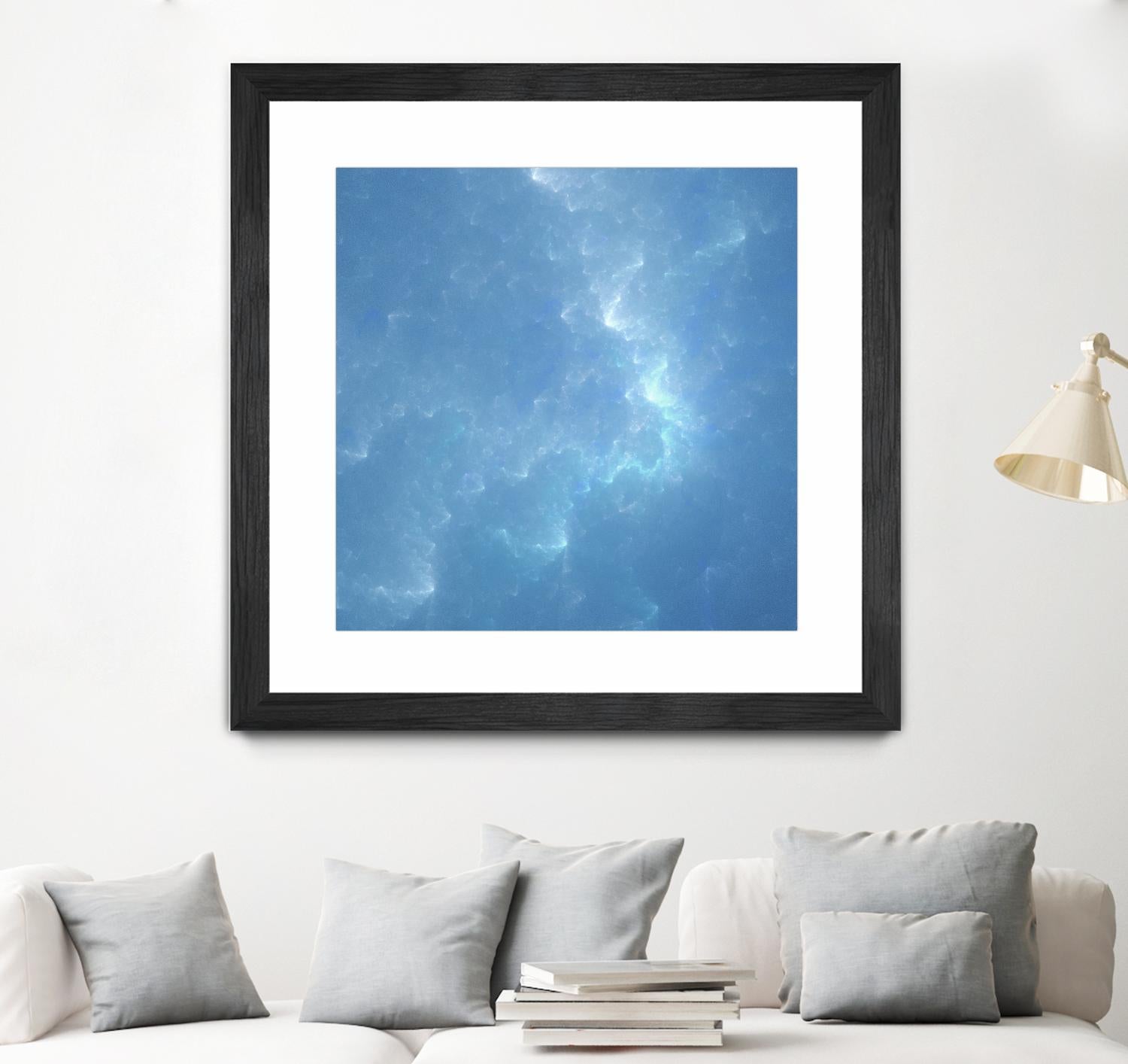 Watergleam by Shannon McCalley on GIANT ART - blue contemporary