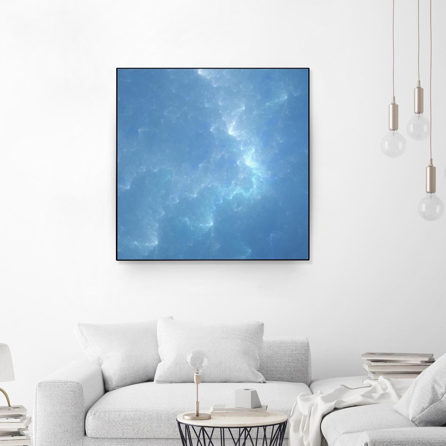 Watergleam by Shannon McCalley on GIANT ART - blue contemporary