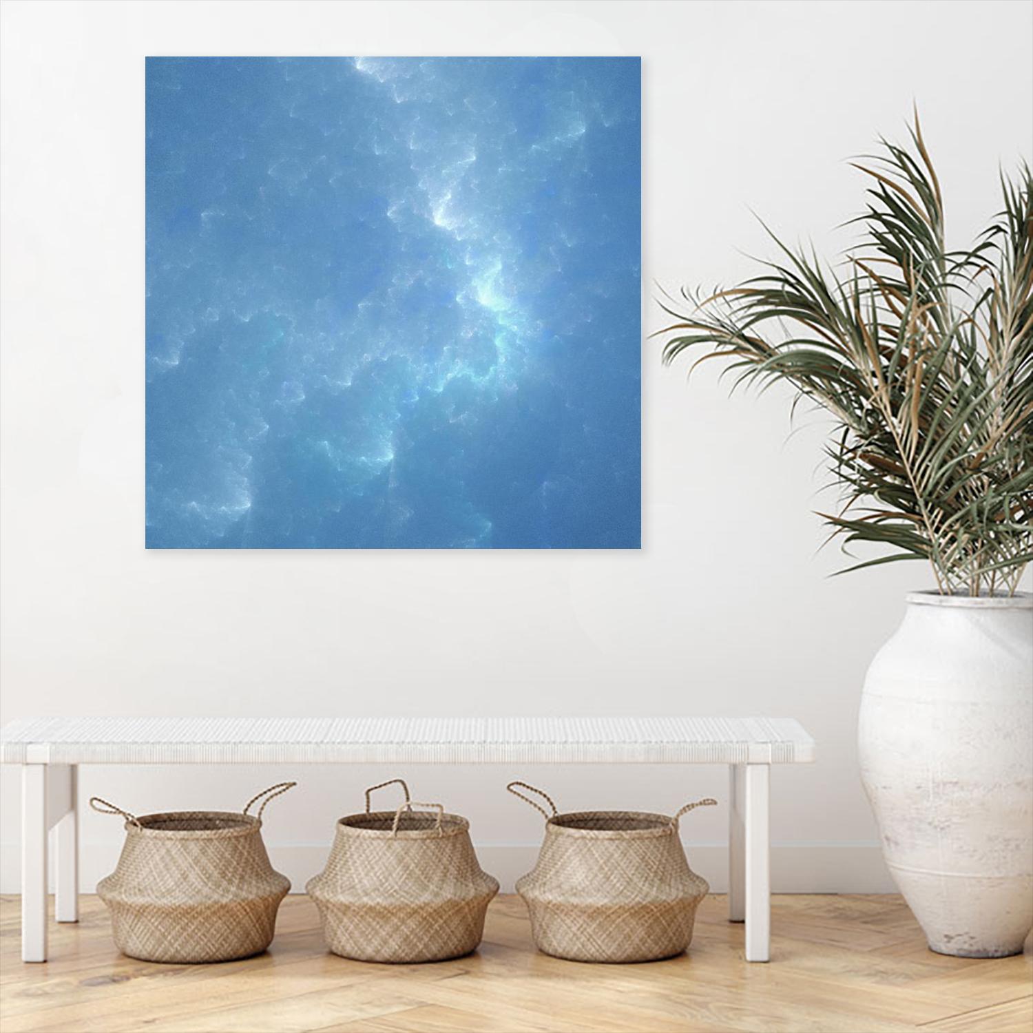 Watergleam by Shannon McCalley on GIANT ART - blue contemporary