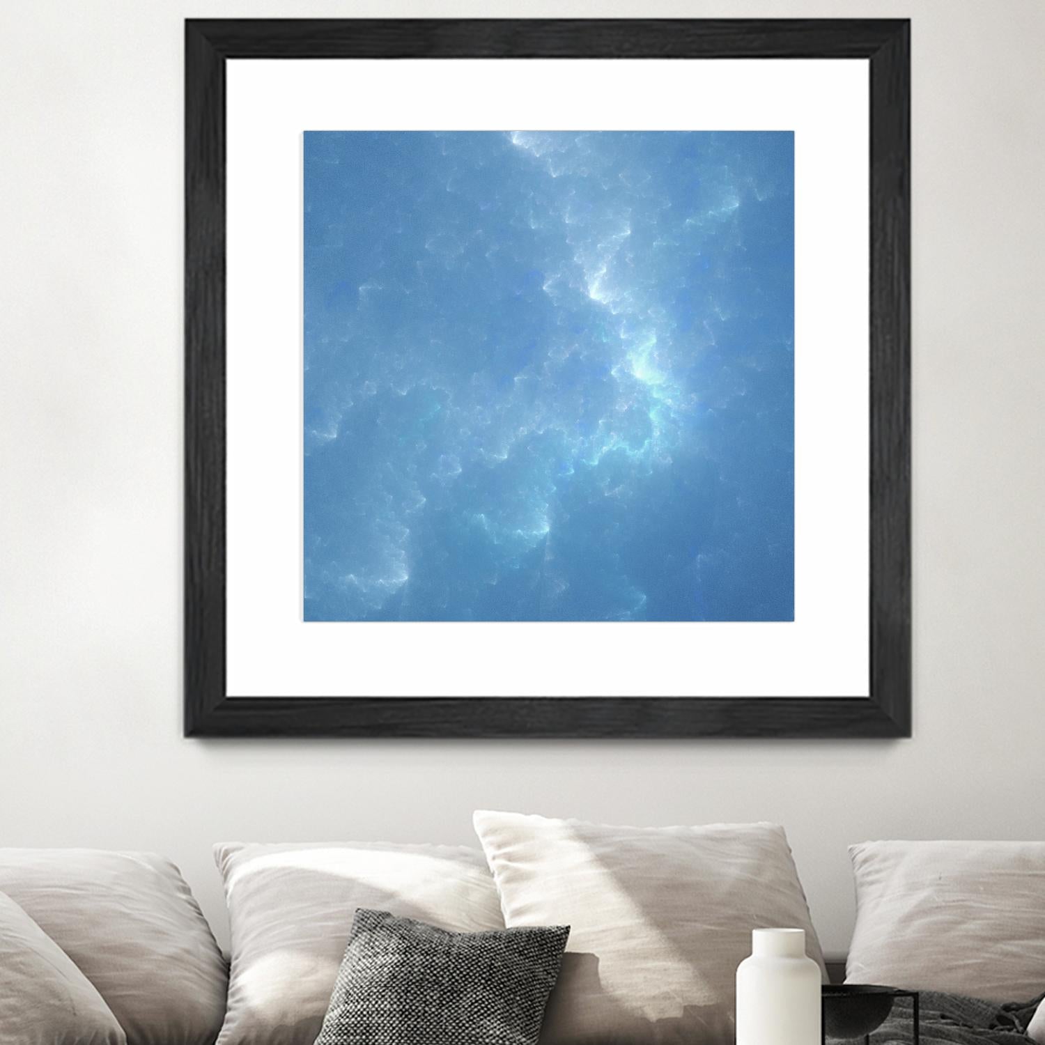 Watergleam by Shannon McCalley on GIANT ART - blue contemporary