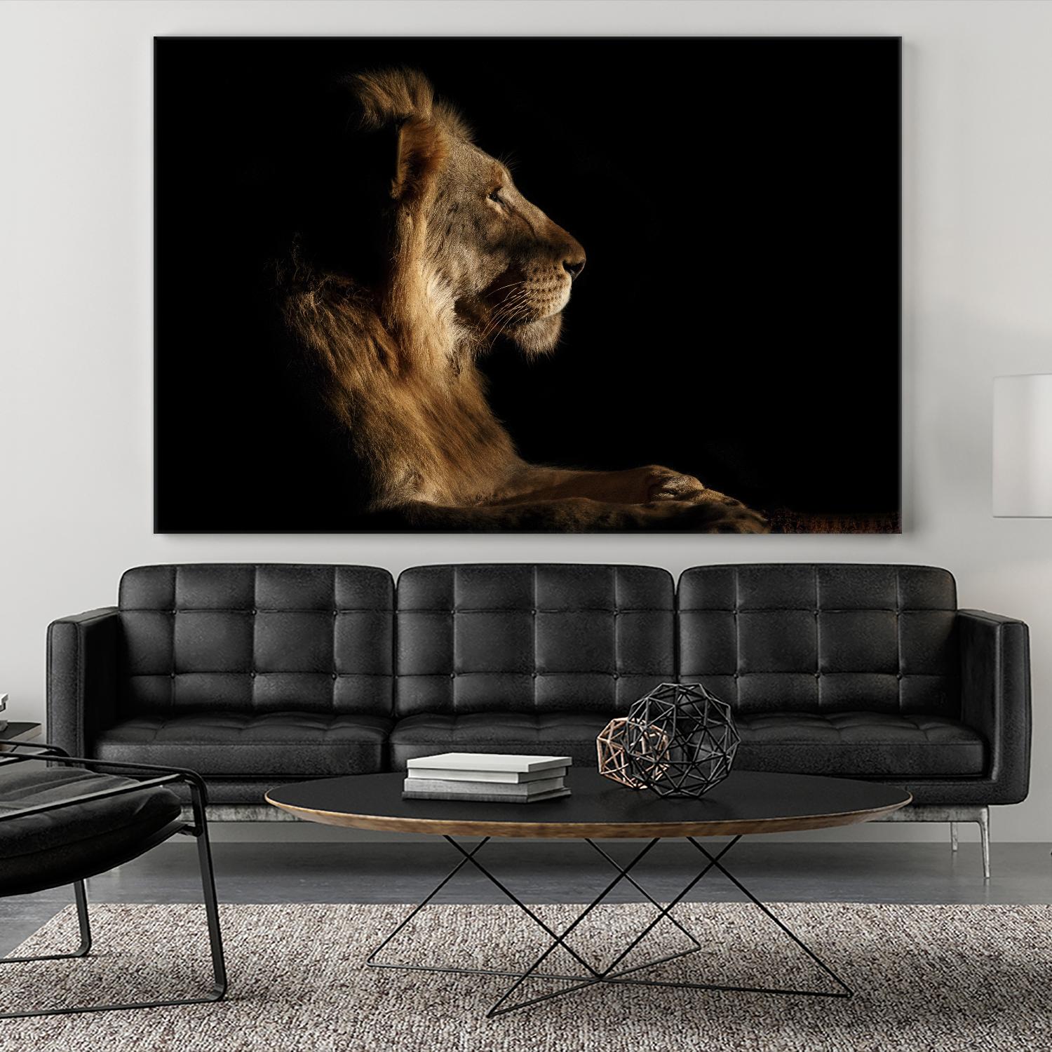 Royal Meeting in the Night by Hemb 1X on GIANT ART - black animals