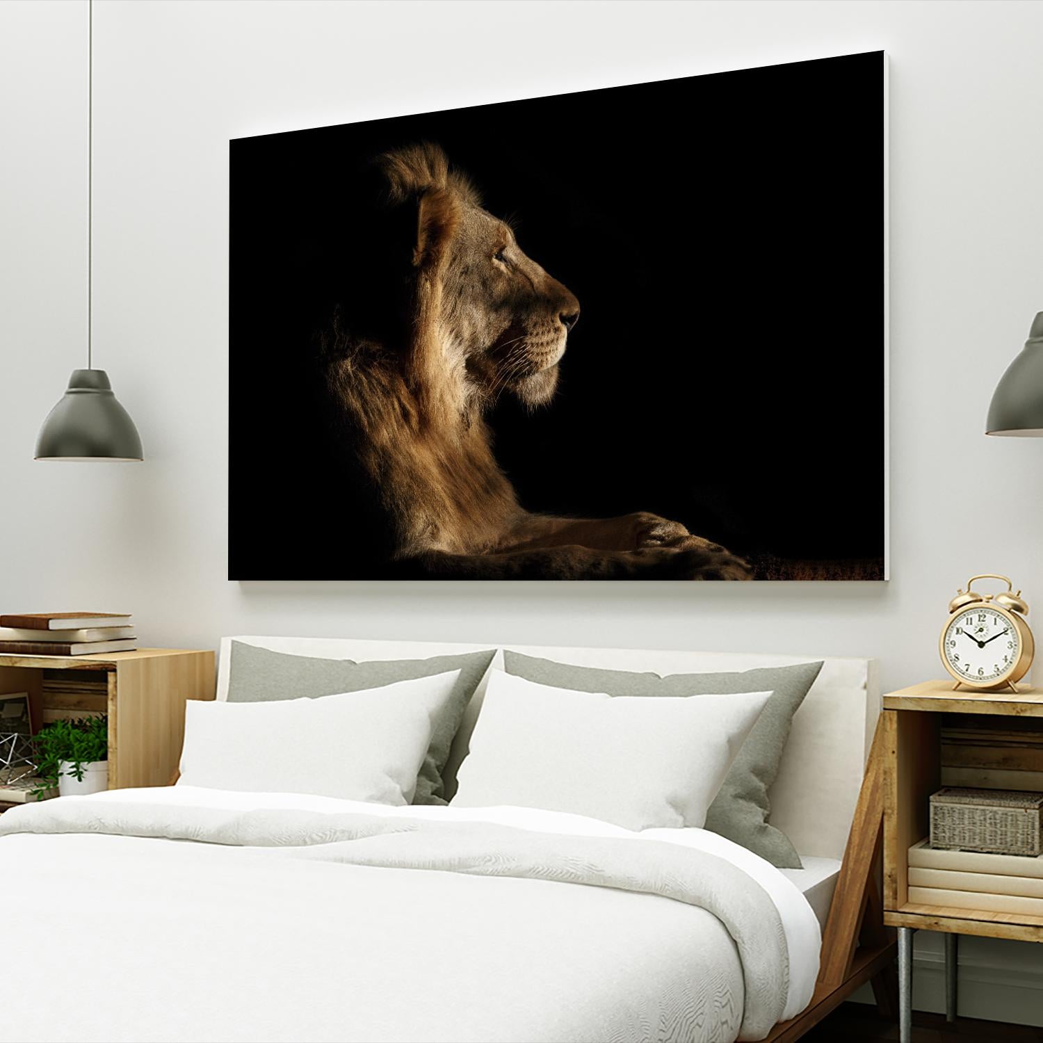 Royal Meeting in the Night by Hemb 1X on GIANT ART - black animals