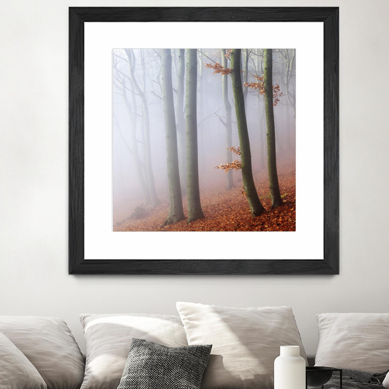 Fog by Popovsky 1X on GIANT ART - orange landscape