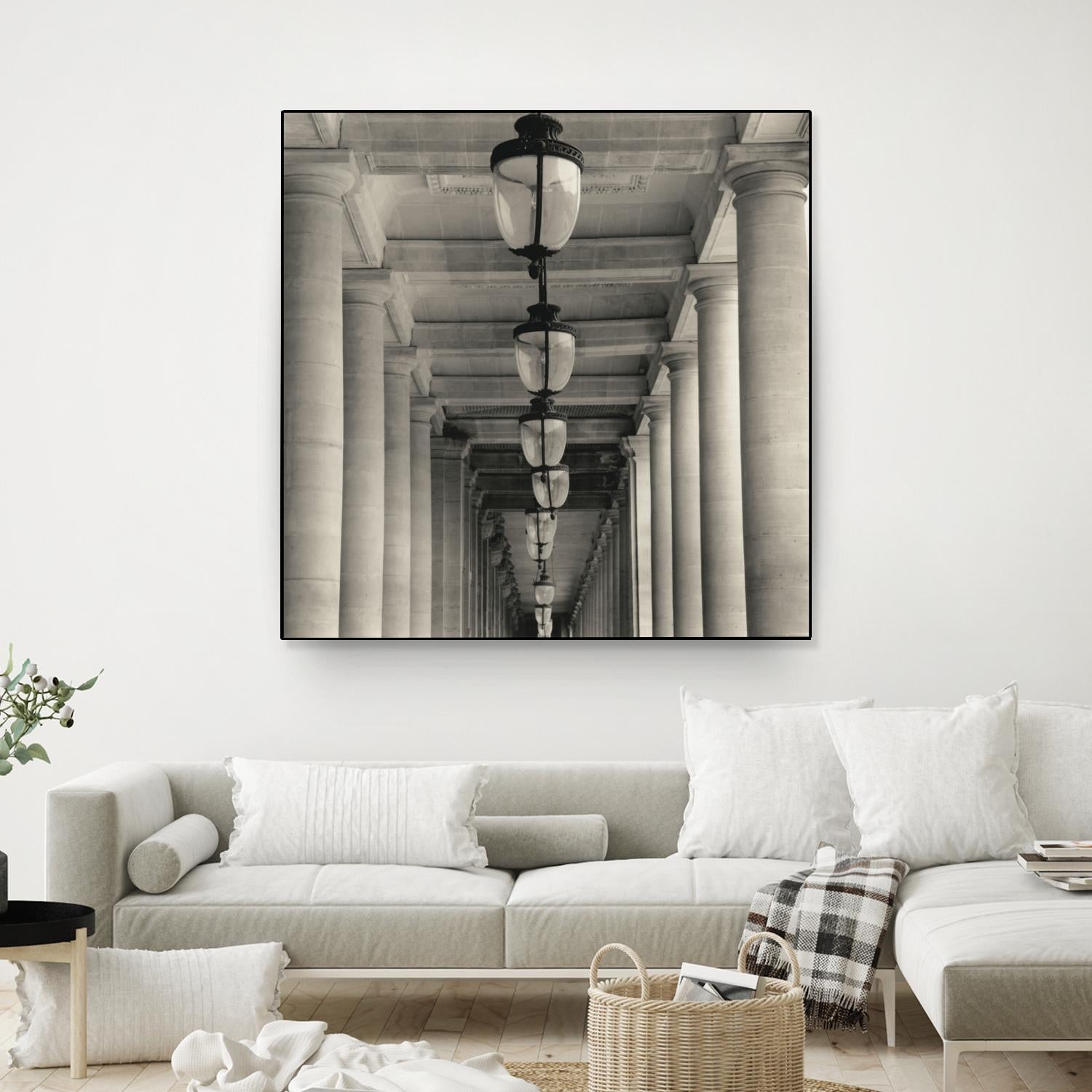 Corridor I by YK Studio on GIANT ART - black architectural perspective