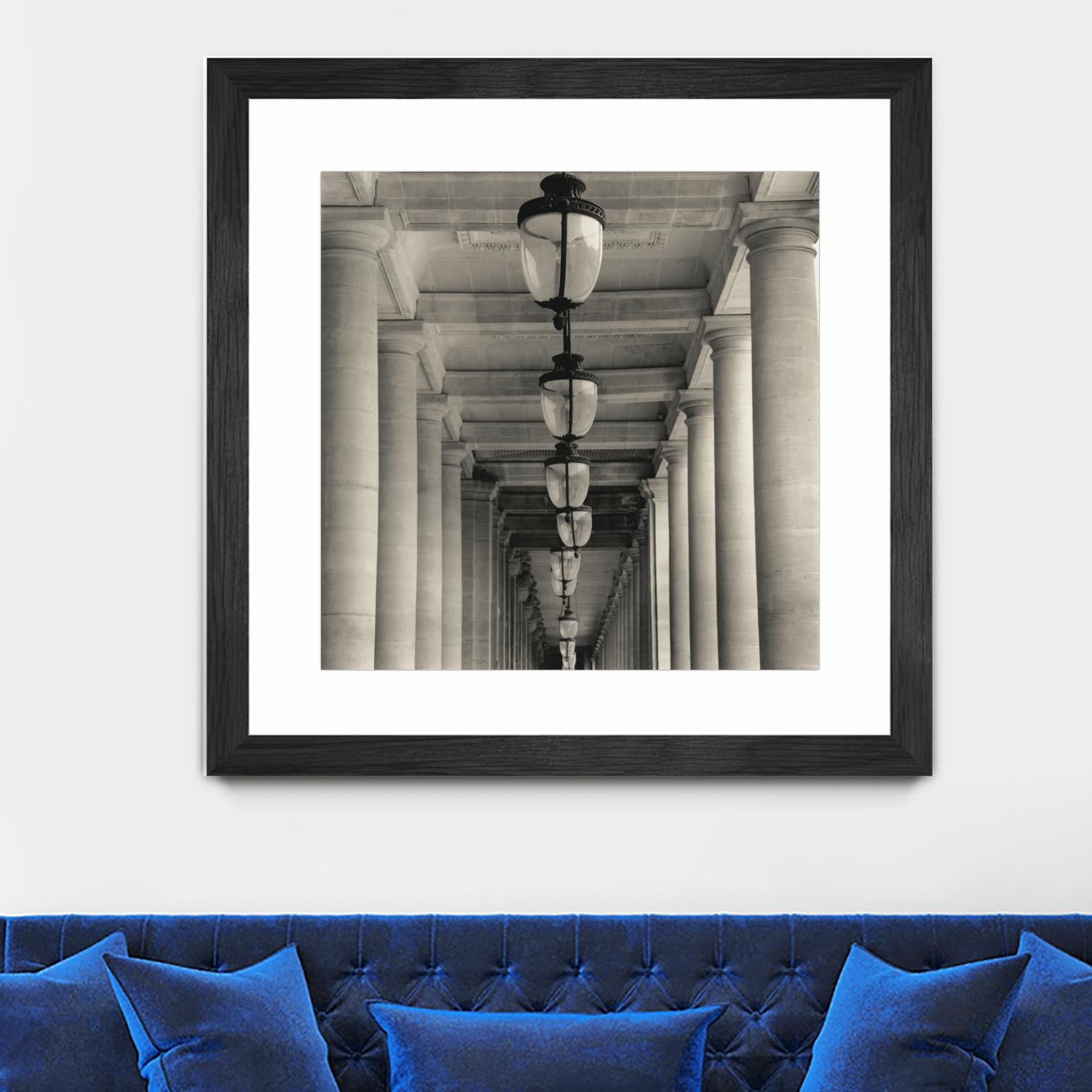 Corridor I by YK Studio on GIANT ART - black architectural perspective