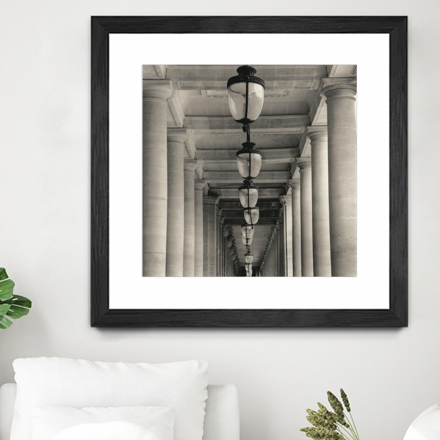 Corridor I by YK Studio on GIANT ART - black architectural perspective