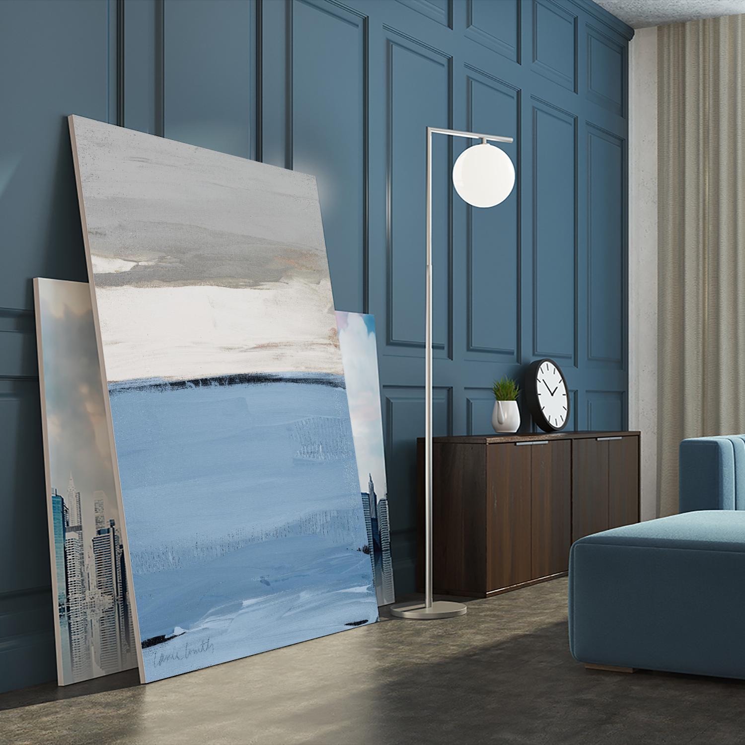 Blue Flatlands I by Lanie Loreth on GIANT ART - abstract