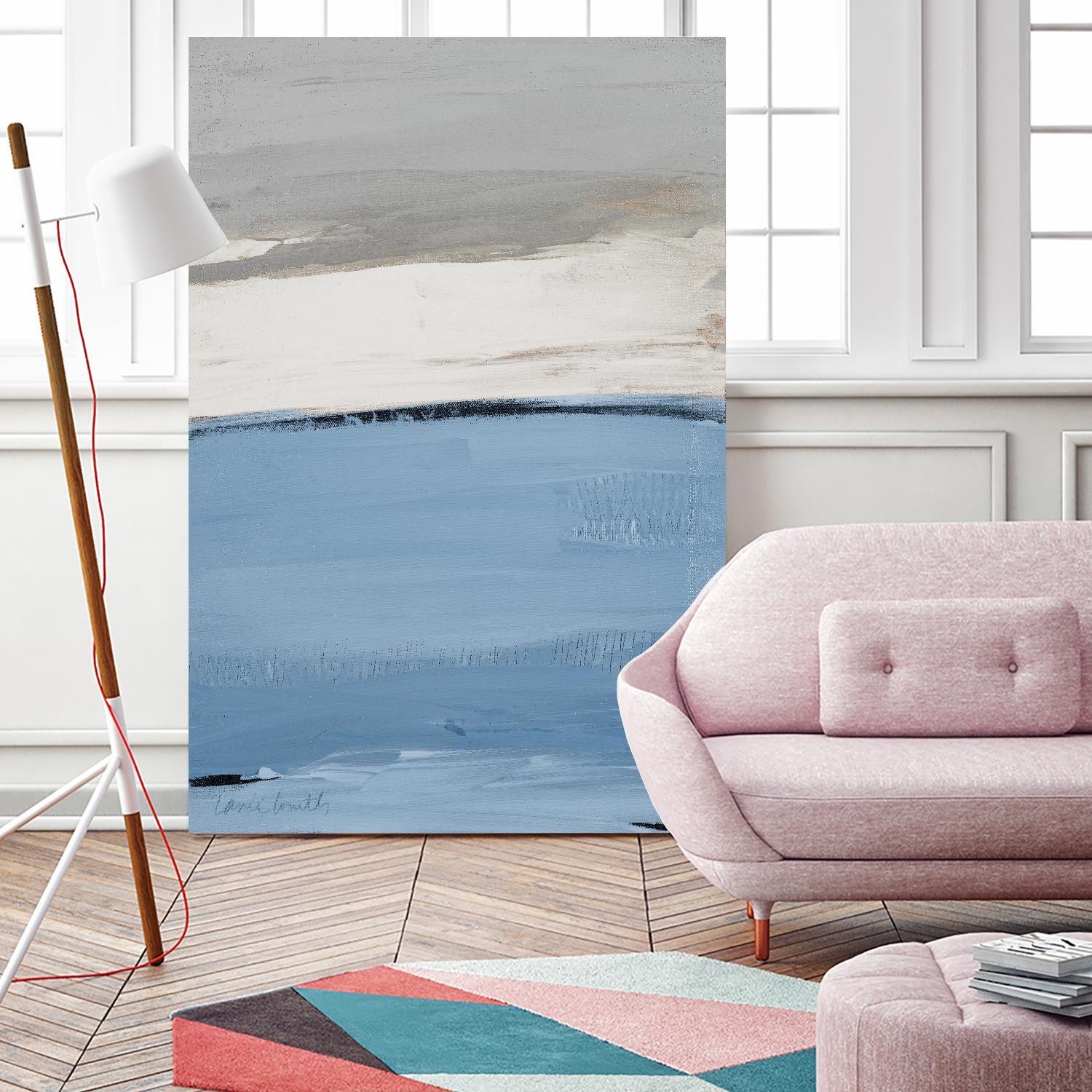 Blue Flatlands I by Lanie Loreth on GIANT ART - abstract