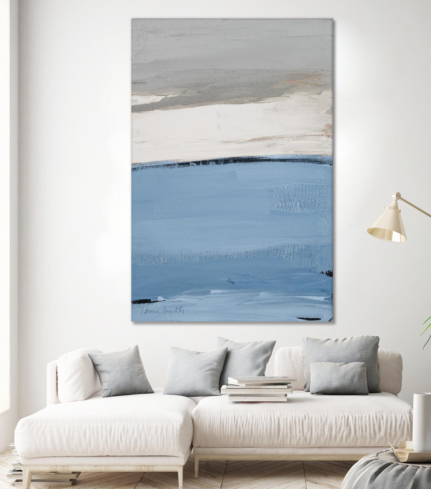 Blue Flatlands I by Lanie Loreth on GIANT ART - abstract