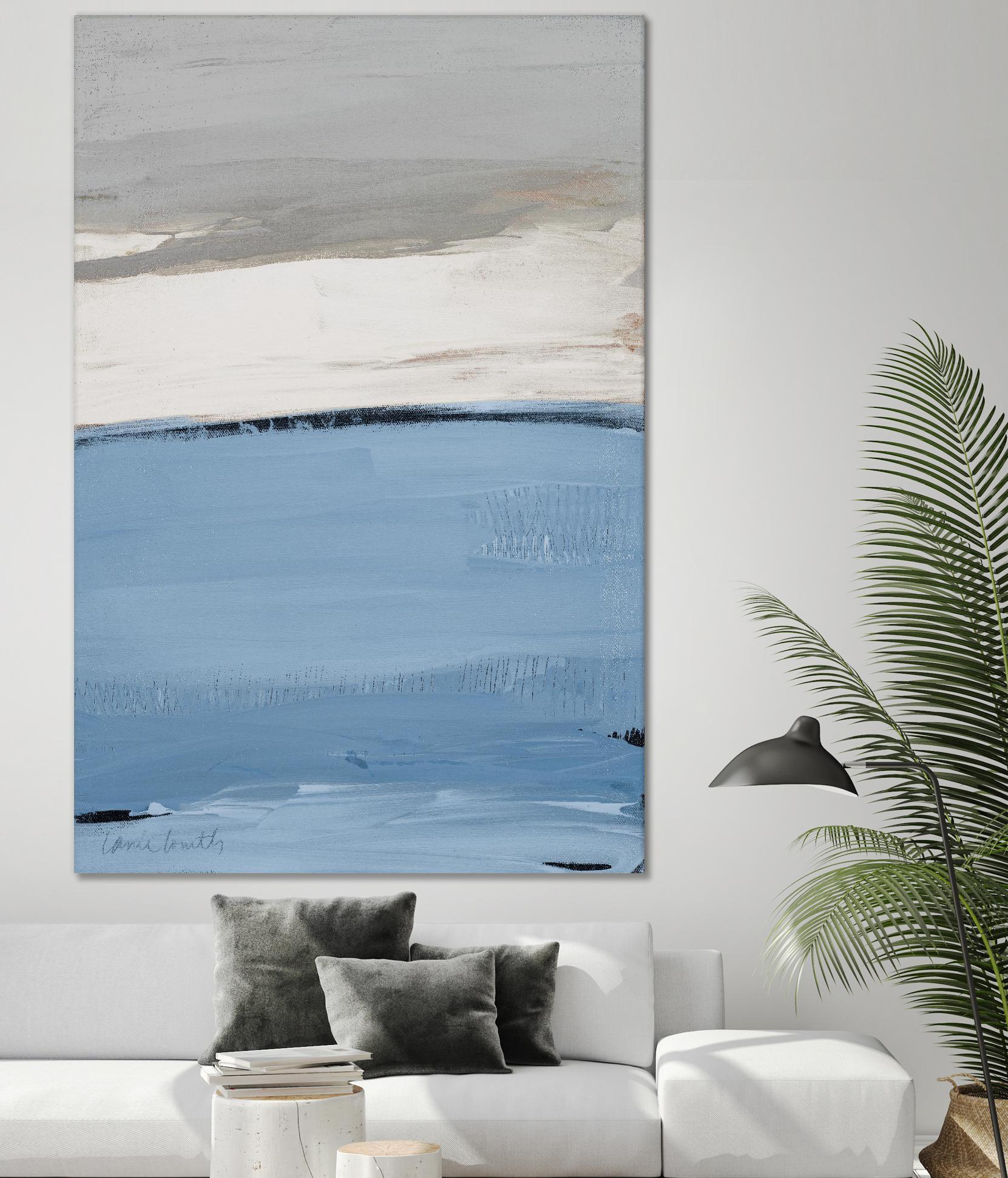 Blue Flatlands I by Lanie Loreth on GIANT ART - abstract