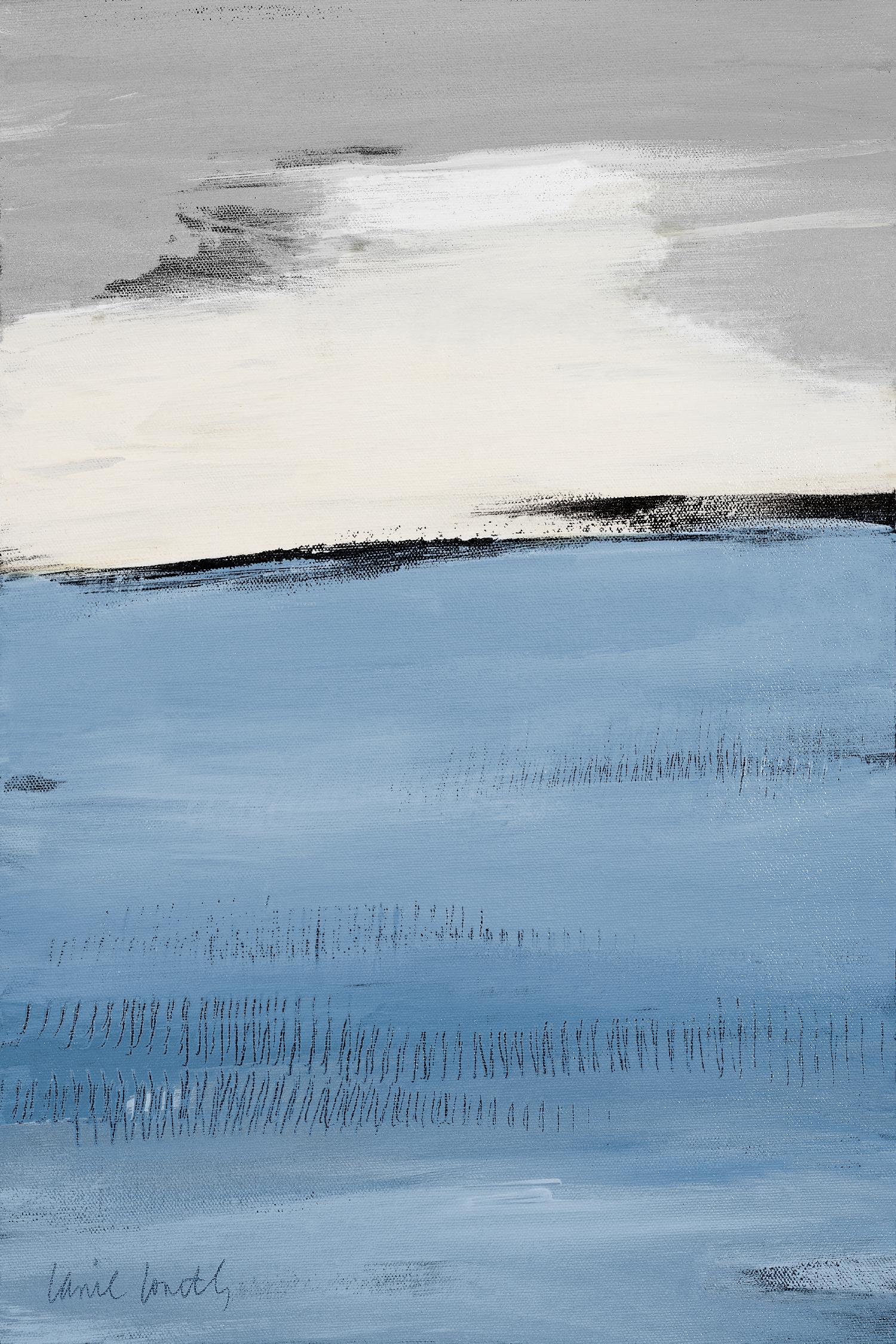 Blue Flatlands II by Lanie Loreth on GIANT ART - blue abstract