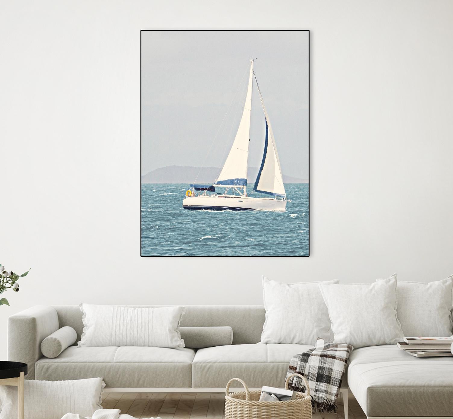 Sailing The Ocean by Kathy Mansfield on GIANT ART - coastal