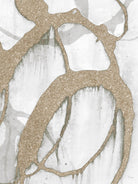 Gold Sparkle Strokes II by Megan Morris on GIANT ART - abstract