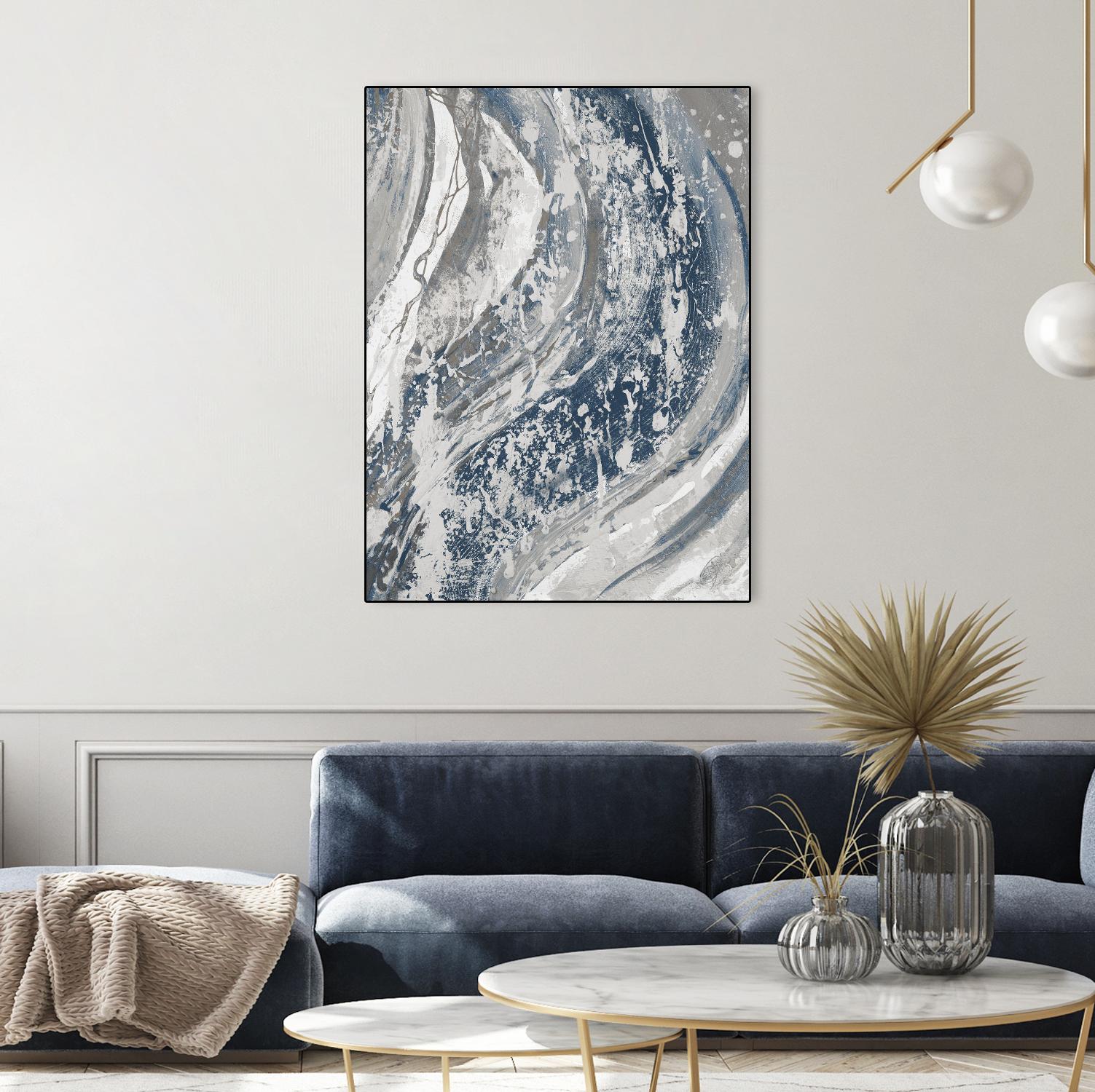 Blue Wave by Patricia Pinto on GIANT ART - abstract