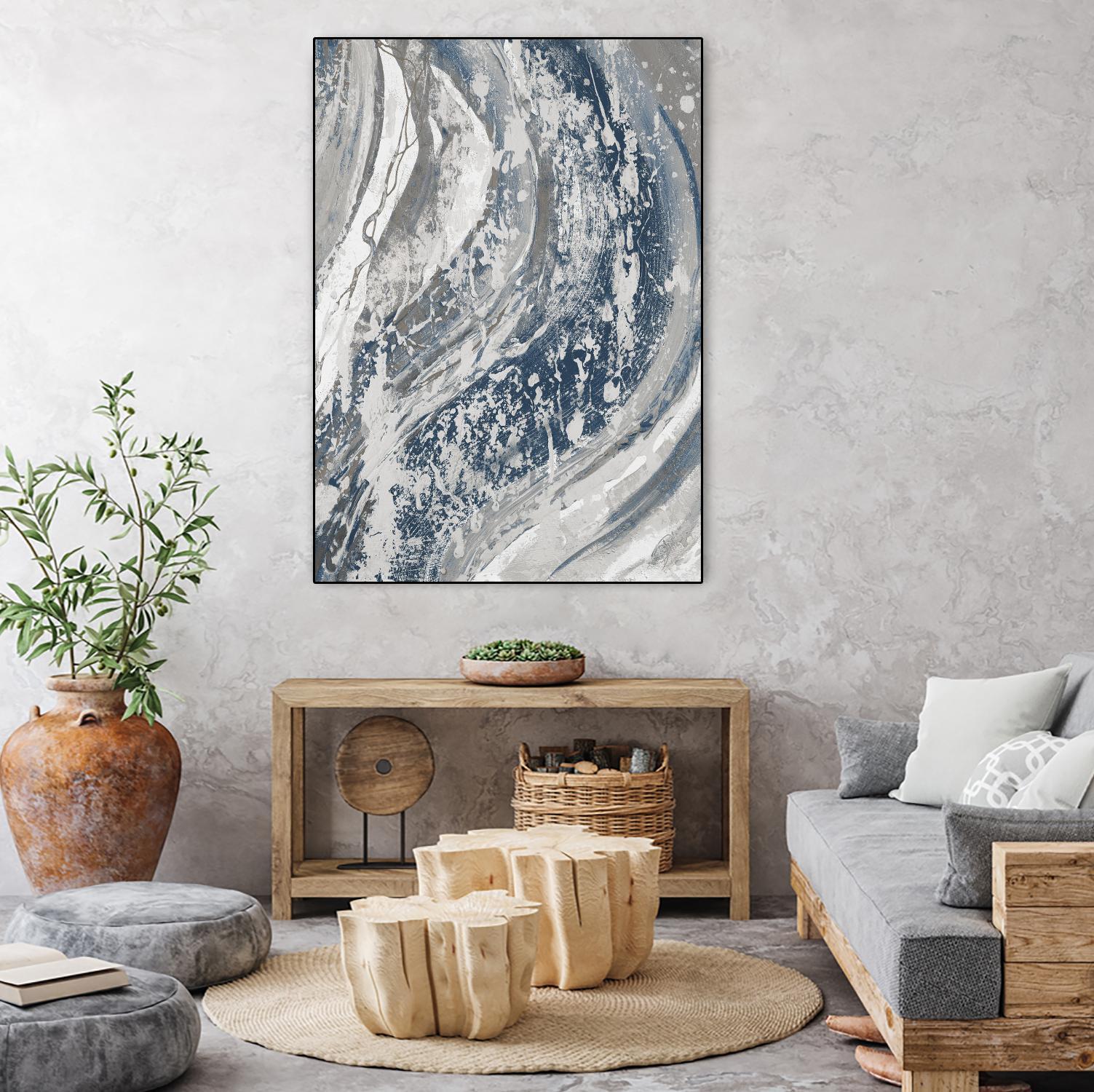 Blue Wave by Patricia Pinto on GIANT ART - abstract