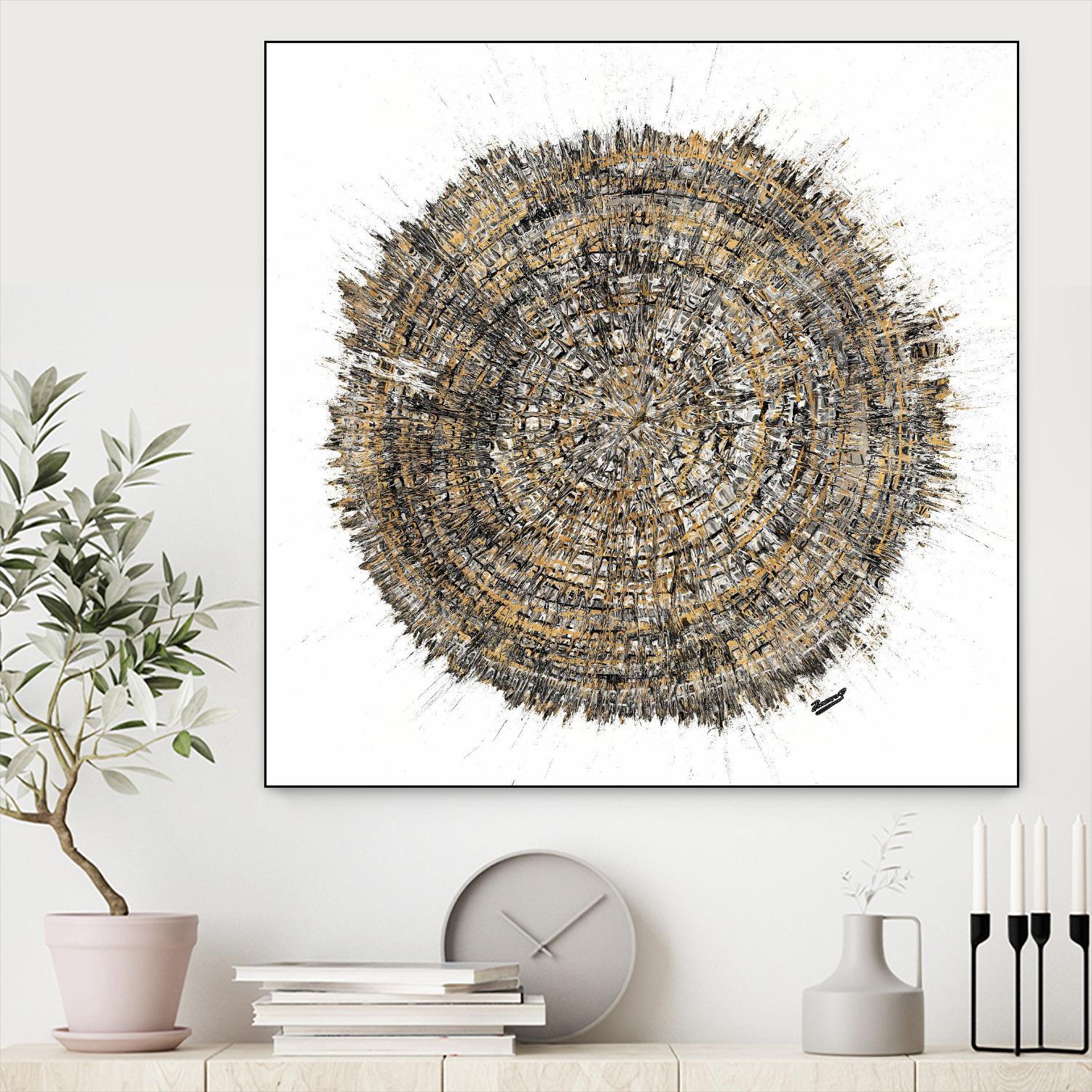 Mysterious Tree Ring by Roberto Gonzalez on GIANT ART - abstract