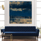 Sea Of Blue And Gold by Lanie Loreth on GIANT ART - abstract