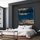 Sea Of Blue And Gold by Lanie Loreth on GIANT ART - abstract