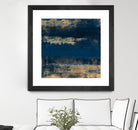Sea Of Blue And Gold by Lanie Loreth on GIANT ART - abstract
