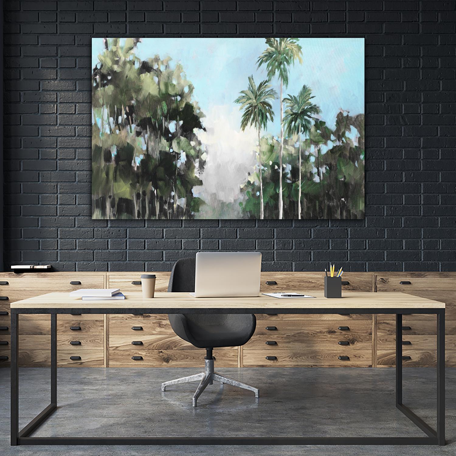 Palms On The Coast by Jane Slivka on GIANT ART - palms coastal