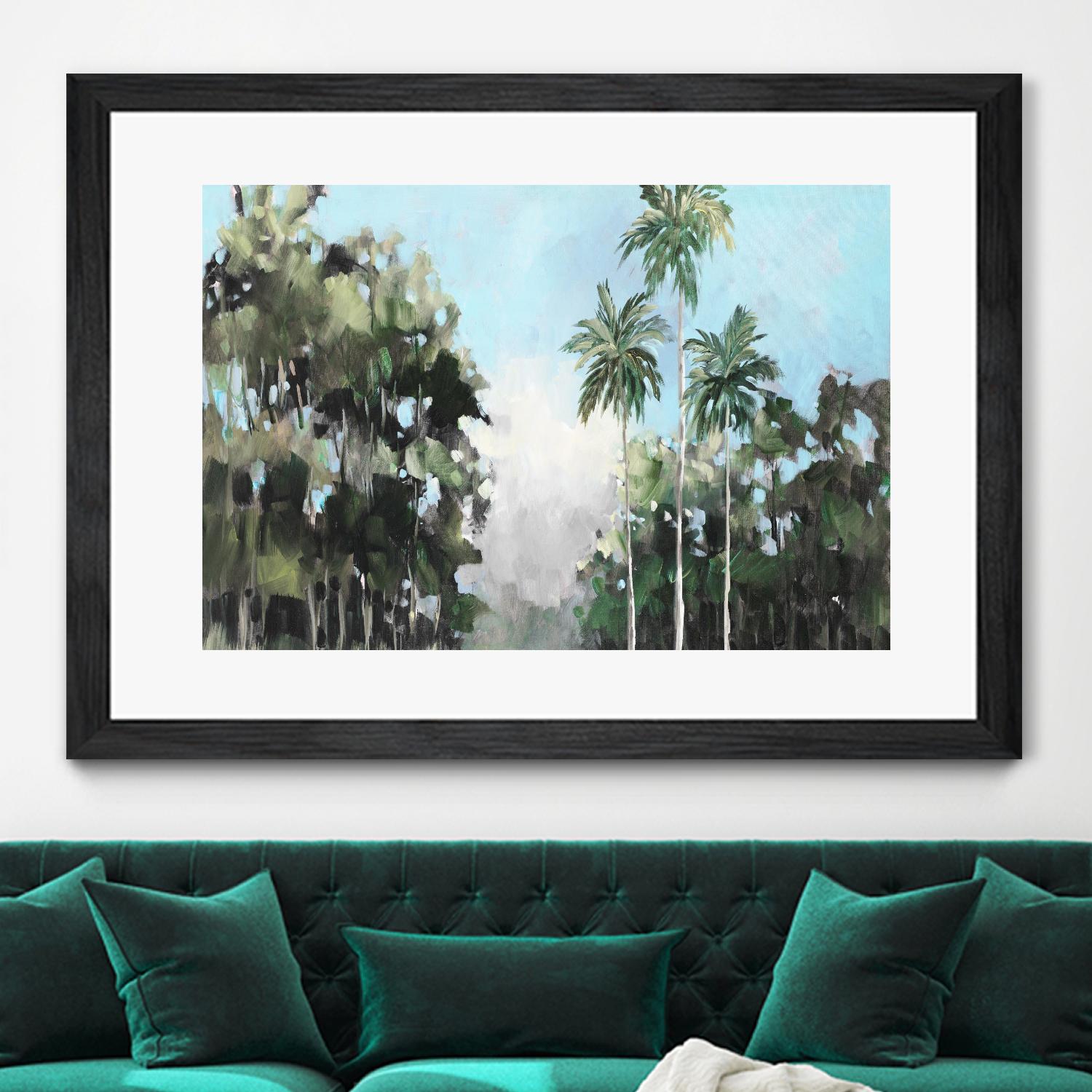 Palms On The Coast by Jane Slivka on GIANT ART - palms coastal