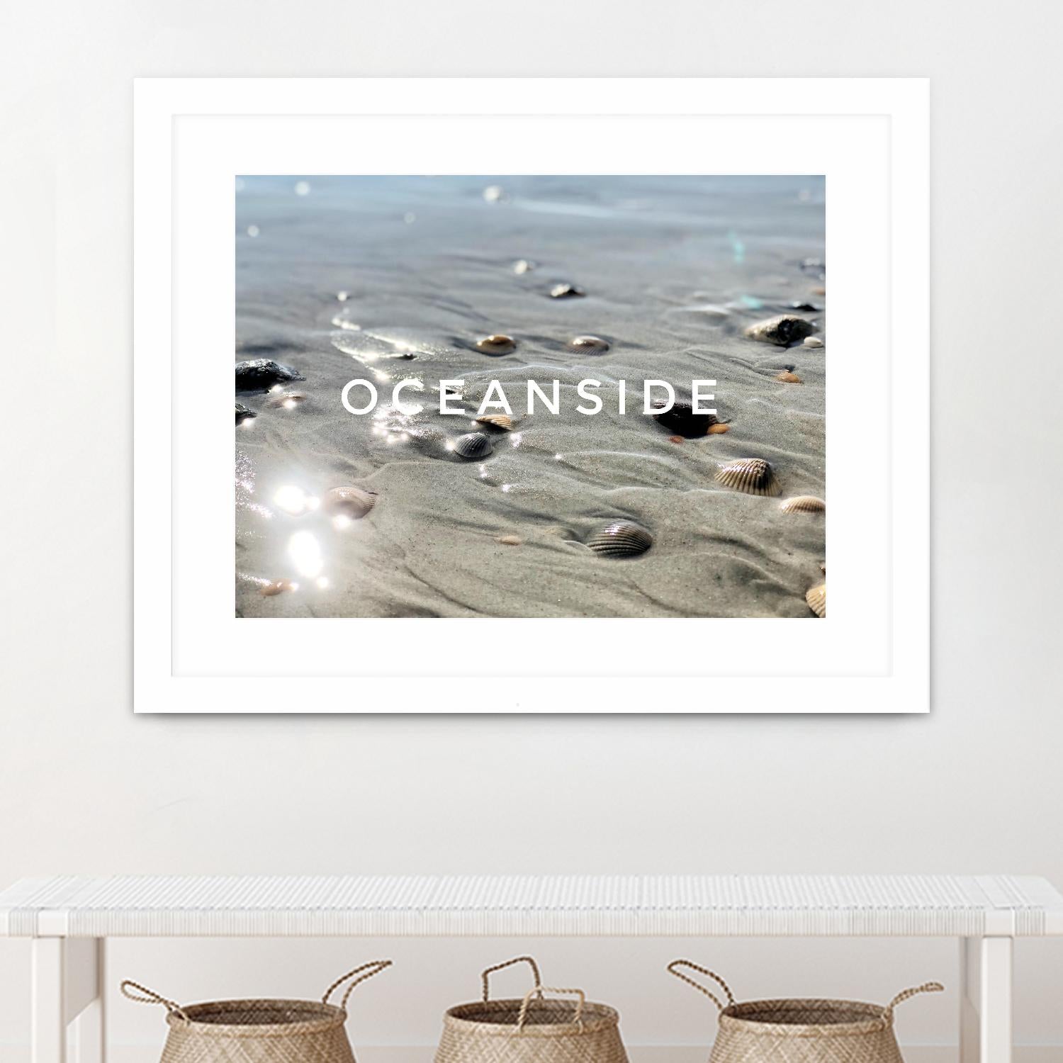 Oceanside by Acosta on GIANT ART - coastal typography