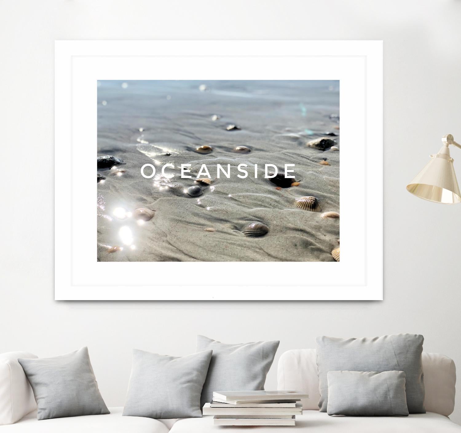 Oceanside by Acosta on GIANT ART - coastal typography