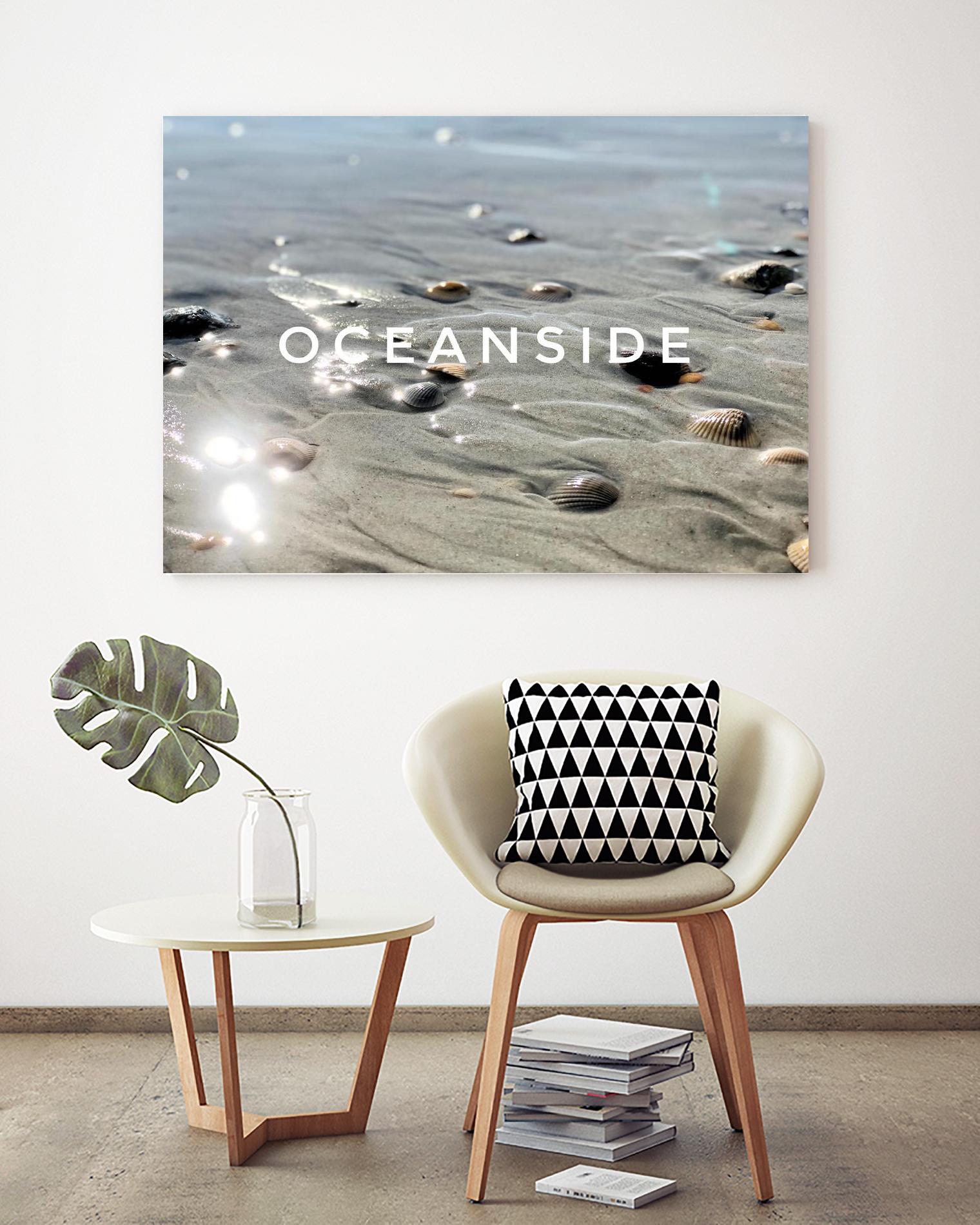 Oceanside by Acosta on GIANT ART - coastal typography