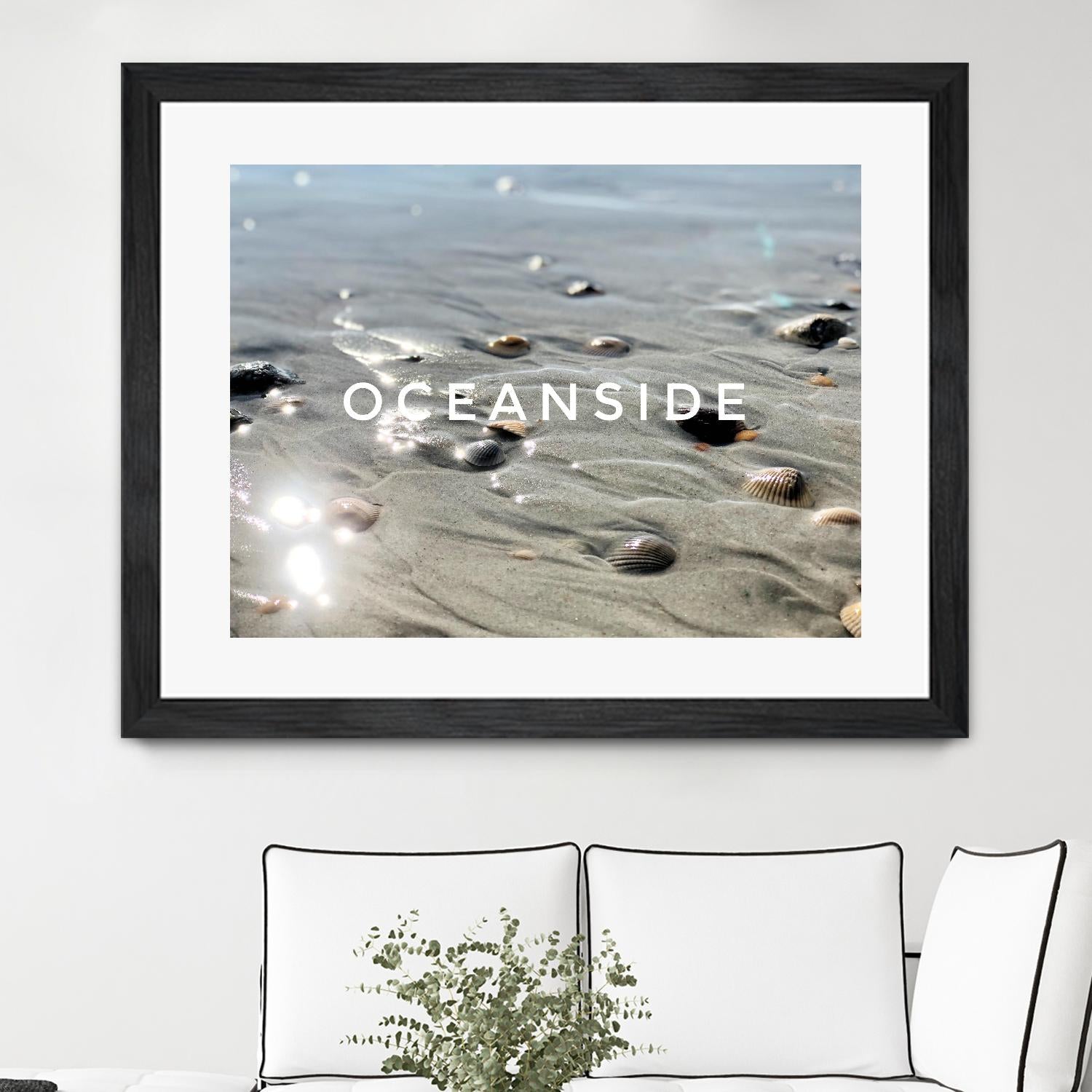 Oceanside by Acosta on GIANT ART - coastal typography