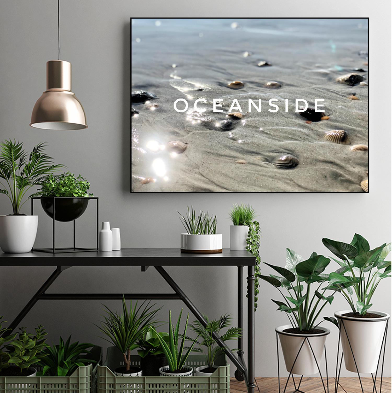 Oceanside by Acosta on GIANT ART - coastal typography